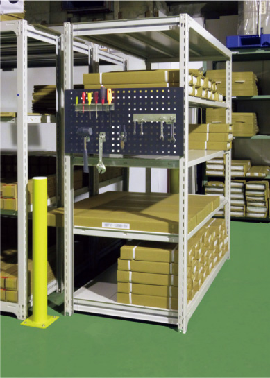 山金工業 ボルトレス中量ラック 300kg/段 連結 3S5591-4WR 山金工業 ボルトレス中量ラック 300kg⁄段 連結 3S5491-5GR 山金工業