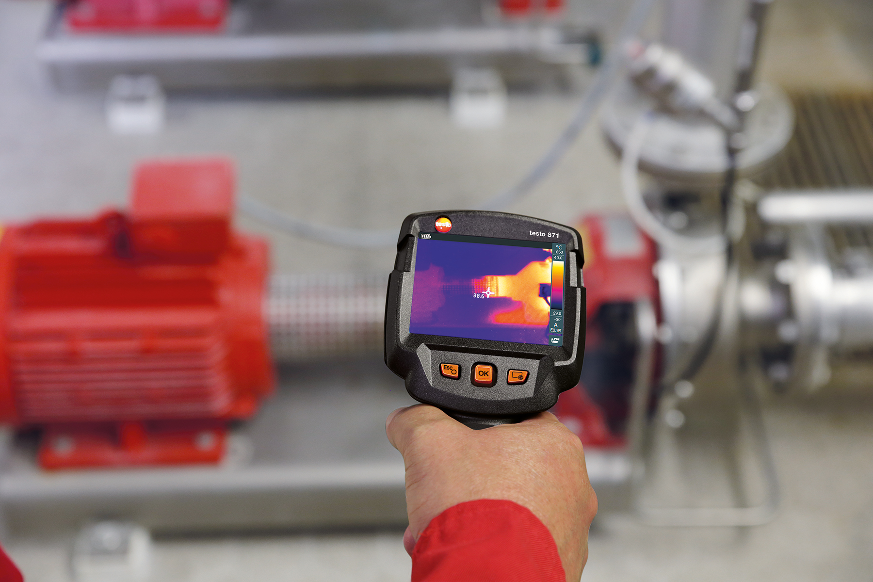 テストー（Testo） testo 871 赤外線サーモグラフィ testo 871 0560 8712 入数：1セット TESTO 赤外線サーモグラフィ 883-2法人様限定代引不可北海道