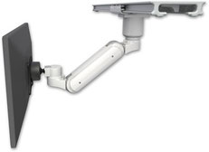 水平モニターアーム 上向き水平スライドレール モニターアーム | アクアス - Powered